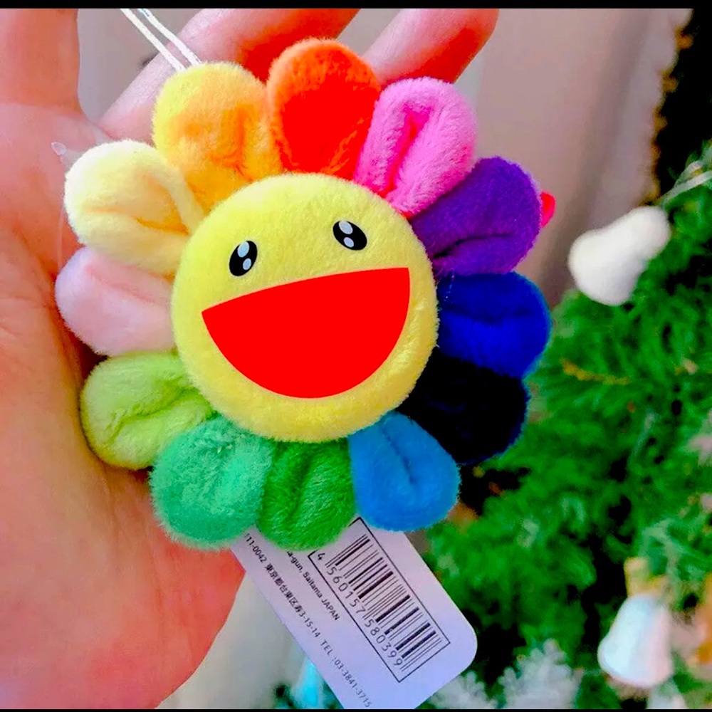 takashi murakami flower pin designer accessories